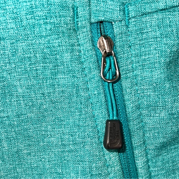 The North Face Apex Bionic Softshell Cold Weather Jacket Women’s M Teal 5 Pocket - Picture 12 of 14